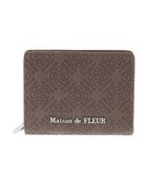 【メゾンドフルール/Maison de FLEUR】のFLEURモノグラムウォレット 人気、トレンドファッション・服の通販 founy(ファニー) ファッション Fashion レディースファッション Fashion for Women ミニ財布・二つ折り財布 Wallets & Card Cases ウォレット Wallet ギフト プレゼント Gift / Present コンパクト Compact, Small Size シルバー Silver, Metallic Silver スクエア Square, Square Shape フォルム Silhouette, Form エレガント 上品 Elegant 人気 Popular, Best Seller 財布 Wallet, Purse thumbnail Brown|ID: prp329100004666935 ipo3291000000034178083