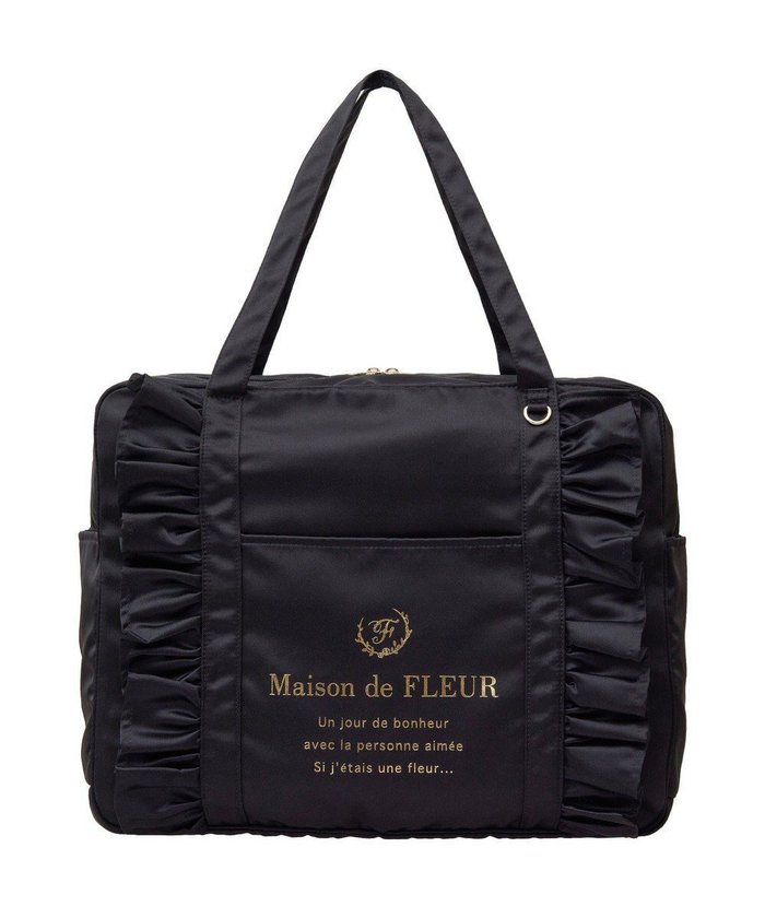 【メゾンドフルール/Maison de FLEUR】のEC限定サテンフリルキャリーオンバッグ インテリア・キッズ・メンズ・レディースファッション・服の通販 founy(ファニー) https://founy.com/ ファッション Fashion レディースファッション Fashion for Women バッグ Bags カラフル Colorful Design コレクション Collection, Seasonal Line サテン Satin, Glossy Fabric ドッキング Docking, Mixed Material フリル Frill, Ruffle フロント Front, Front Design プリント Print, Printed Pattern ボストンバッグ Boston Bag, Retro Bag ポーチ Pouch, Small Case おすすめ Recommended / Our Picks 旅行 Travel スーツケース キャリーケース Suitcase / Carry Case エレガント 上品 Elegant |ID: prp329100004666941 ipo3291000000035960911