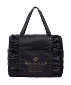 【メゾンドフルール/Maison de FLEUR】のEC限定サテンフリルキャリーオンバッグ Black|ID: prp329100004666941 ipo3291000000035960914