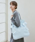 【メゾンドフルール/Maison de FLEUR】のEC限定 キャンバスダブルリボントートバッグ 人気、トレンドファッション・服の通販 founy(ファニー) ファッション Fashion レディースファッション Fashion for Women バッグ Bags キャンバス Canvas, Canvas Fabric ギャザー Gathered, Ruffled コレクション Collection, Seasonal Line スマホ Smartphone, Mobile Device 人気 Popular, Best Seller フェミニン Feminine, Girly ポケット Pocket, Pocket Detail リボン Ribbon, Bow ビジネス 仕事 通勤 Business / Work / Commuting thumbnail Light Blue|ID: prp329100004666947 ipo3291000000034178103