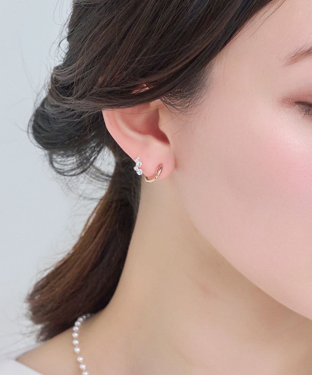 【フィービィー/phoebe】の【痛くないシリーズ】ミルキーウェイビジューフロートライトフィットイヤリング シャンパンゴールド インテリア・キッズ・メンズ・レディースファッション・服の通販 founy(ファニー) ファッション Fashion レディースファッション Fashion for Women ジュエリー Jewelry ファッションリング Fashion Rings イヤリング・フープ・ドロップタイプ Hoop, Drop & Clip Earrings おすすめ Recommended / Our Picks アクセサリー Fashion Accessories イヤリング Earrings イヤーカフ Ear Cuffs ビジュー Bijou, Jewel-like Accent フープ Hoop, Hoop Earrings メタル Metal, Metal Parts 軽量 Lightweight, Ultra Light シャンパンゴールド|ID: prp329100004666957 ipo3291000000034452210