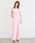 【ベイジ,/BEIGE,】の【接触冷感/UVカット/洗える・anan 2451号掲載】YANN / オフショルダーオールインワン Pink|ID: prp329100004666981 ipo3291000000034177664