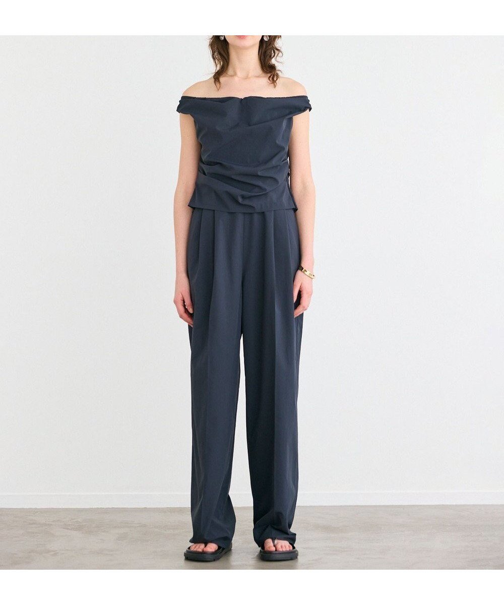 【ベイジ,/BEIGE,】の【接触冷感/UVカット/洗える・anan 2451号掲載】YANN / オフショルダーオールインワン インテリア・キッズ・メンズ・レディースファッション・服の通販 founy(ファニー) ファッション Fashion レディースファッション Fashion for Women ワンピース Dresses オールインワン・ワンピース Dresses and Jumpsuits サロペット&オールインワン Dungarees & Jumpsuit Styles 春 Spring 洗える Machine Washable 人気 Popular, Best Seller フォルム Silhouette, Form ワイド Wide, Wide Fit S/S・春夏 SS, Spring/Summer, Warm Season 夏 Summer Black|ID: prp329100004666981 ipo3291000000034177667