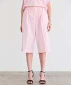 【ベイジ,/BEIGE,】の【接触冷感/UVカット/洗える】YANN / ウエストゴムハーフタックパンツ Pink|ID: prp329100004666985 ipo3291000000034177685