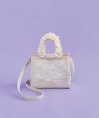 【メゾンドフルール/Maison de FLEUR】のメッシュレース2Wayトートバッグ 人気、トレンドファッション・服の通販 founy(ファニー) ファッション Fashion レディースファッション Fashion for Women バッグ Bags スクエア Square, Square Shape パイピング Piping, Trim Design フォルム Silhouette, Form フリル Frill, Ruffle メッシュ Mesh, Net Fabric レース Lace, Lace Fabric thumbnail Ivory|ID: prp329100004667365 ipo3291000000033754318