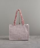 【メゾンドフルール/Maison de FLEUR】のツイードフリルハンドルスクエアトートMバッグ 人気、トレンドファッション・服の通販 founy(ファニー) ファッション Fashion レディースファッション Fashion for Women バッグ Bags おすすめ Recommended / Our Picks スクエア Square, Square Shape スマホ Smartphone, Mobile Device ツイード Twill, Twill Weave フォルム Silhouette, Form フリル Frill, Ruffle ポケット Pocket, Pocket Detail エレガント 上品 Elegant ビジネス 仕事 通勤 Business / Work / Commuting thumbnail Pink|ID: prp329100004667369 ipo3291000000033754330