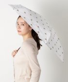 【ムーンバット/MOONBAT】の【UVカット/コンパクト】ポール ジョー (PAUL JOE ACCESSOIRES) 折りたたみ雨傘 ドットヌネット 人気、トレンドファッション・服の通販 founy(ファニー) ファッション Fashion レディースファッション Fashion for Women レイングッズ・傘・晴雨兼用傘 Umbrellas & Rain Gear コンパクト Compact, Small Size プリント Print, Printed Pattern 傘 Umbrella, Parasol 軽量 Lightweight, Ultra Light thumbnail ホワイト|ID: prp329100004667434 ipo3291000000033754569