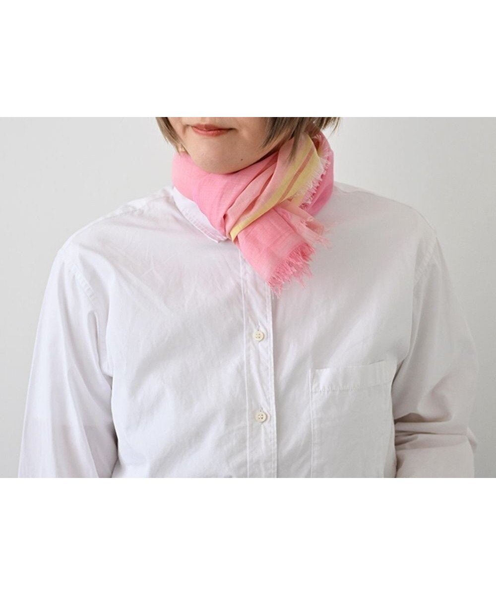 【ポルス/POLS】の播州織 極細コットンストール Sサイズ インテリア・キッズ・メンズ・レディースファッション・服の通販 founy(ファニー) ファッション Fashion レディースファッション Fashion for Women アクセサリー Fashion Accessories 春 Spring コンパクト Compact, Small Size ショール Shawl, Wrap ストール Stole, Wrap ハンカチ Handkerchief, Hanky ファブリック Fabric, Textile A/W・秋冬 Autumn/Winter S/S・春夏 SS, Spring/Summer, Warm Season 夏 Summer ピンク|ID: prp329100004667445 ipo3291000000033754603