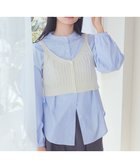 【アースミュージックアンドエコロジー/earth music&ecology】のSET2点透かしニットビスチェ+シャツ Ivory|ID: prp329100004667460 ipo3291000000033754658