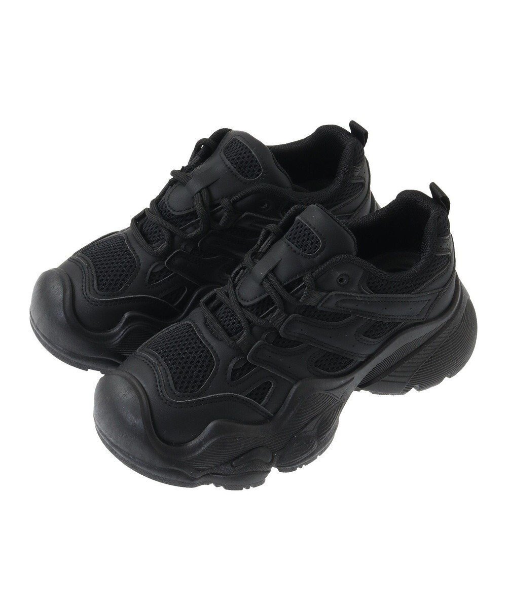 【グリーンパークス/Green Parks】の・LENA メッシュコンビスニーカー インテリア・キッズ・メンズ・レディースファッション・服の通販 founy(ファニー) ファッション Fashion レディースファッション Fashion for Women おすすめ Recommended / Our Picks スニーカー Sneakers, Trainers フォルム Silhouette, Form メッシュ Mesh, Net Fabric Black|ID: prp329100004667463 ipo3291000000033754674