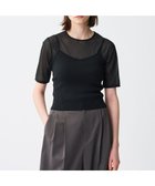 【アンクレイヴ/uncrave】のトリコットシフォン ハーフスリーブカットソー 人気、トレンドファッション・服の通販 founy(ファニー) ファッション Fashion レディースファッション Fashion for Women トップス・カットソー Cut & Sew Tops シャツ・ブラウス・オフィスカジュアル Elegant Blouses & Button-Ups ロングTシャツ・Tシャツ Longline T-Shirts & Tees カットソー・ベーシックTシャツ Cut-and-Sewn Tops / Stretch Tees & Basics 春 Spring カットソー Cut and Sewn Top シフォン Chiffon, Lightweight Fabric ストレッチ Stretch, Stretchy Fabric ハイネック High Neck, Mock Neck 半袖 Short Sleeve, Half Sleeve S/S・春夏 SS, Spring/Summer, Warm Season おすすめ Recommended / Our Picks 夏 Summer エレガント 上品 Elegant thumbnail ブラック|ID: prp329100004667531 ipo3291000000033754932