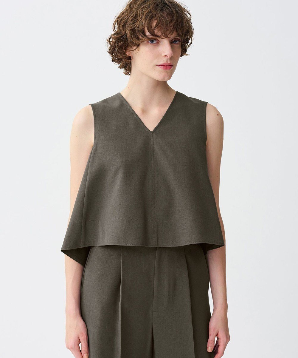 【アンクレイヴ/uncrave】のウォッシャブルドライサップ テントラインブラウス 人気、トレンドファッション・服の通販 founy(ファニー) ファッション Fashion レディースファッション Fashion for Women トップス・カットソー Cut & Sew Tops シャツ・ブラウス・オフィスカジュアル Elegant Blouses & Button-Ups エレガント 上品 Elegant 春 Spring サスペンダー Suspenders, Braces ジャケット Jacket, Outerwear セットアップ Set-Up, Coordinated Outfit ノースリーブ Sleeveless, No-Sleeve ワイド Wide, Wide Fit S/S・春夏 SS, Spring/Summer, Warm Season おすすめ Recommended / Our Picks 夏 Summer other-1|ID: prp329100004667537 ipo3291000000033754945
