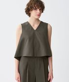 【アンクレイヴ/uncrave】のウォッシャブルドライサップ テントラインブラウス 人気、トレンドファッション・服の通販 founy(ファニー) ファッション Fashion レディースファッション Fashion for Women トップス・カットソー Cut & Sew Tops シャツ・ブラウス・オフィスカジュアル Elegant Blouses & Button-Ups エレガント 上品 Elegant 春 Spring サスペンダー Suspenders, Braces ジャケット Jacket, Outerwear セットアップ Set-Up, Coordinated Outfit ノースリーブ Sleeveless, No-Sleeve ワイド Wide, Wide Fit S/S・春夏 SS, Spring/Summer, Warm Season おすすめ Recommended / Our Picks 夏 Summer thumbnail スレート|ID: prp329100004667537 ipo3291000000033754947