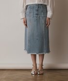 【グレース コンチネンタル/GRACE CONTINENTAL】のデニムタイトスカート サックス|ID: prp329100004667565 ipo3291000000033755057