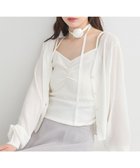 【アースミュージックアンドエコロジー/earth music&ecology】のSET2点ローズモチーフチョーカー+キャミインナー 人気、トレンドファッション・服の通販 founy(ファニー) ファッション Fashion レディースファッション Fashion for Women トップス・カットソー Cut & Sew Tops キャミソール&ノースリーブ Camisoles & Sleeveless Tops おすすめ Recommended / Our Picks インナー Innerwear キャミソール Camisole, Spaghetti Strap Top ギャザー Gathered, Ruffled シンプル Simple, Minimal フェミニン Feminine, Girly ポケット Pocket, Pocket Detail ロマンティック Romantic, Feminine Style 夏 Summer 春 Spring S/S・春夏 SS, Spring/Summer, Warm Season 無地 Plain, Solid Color thumbnail White|ID: prp329100004667617 ipo3291000000033755234