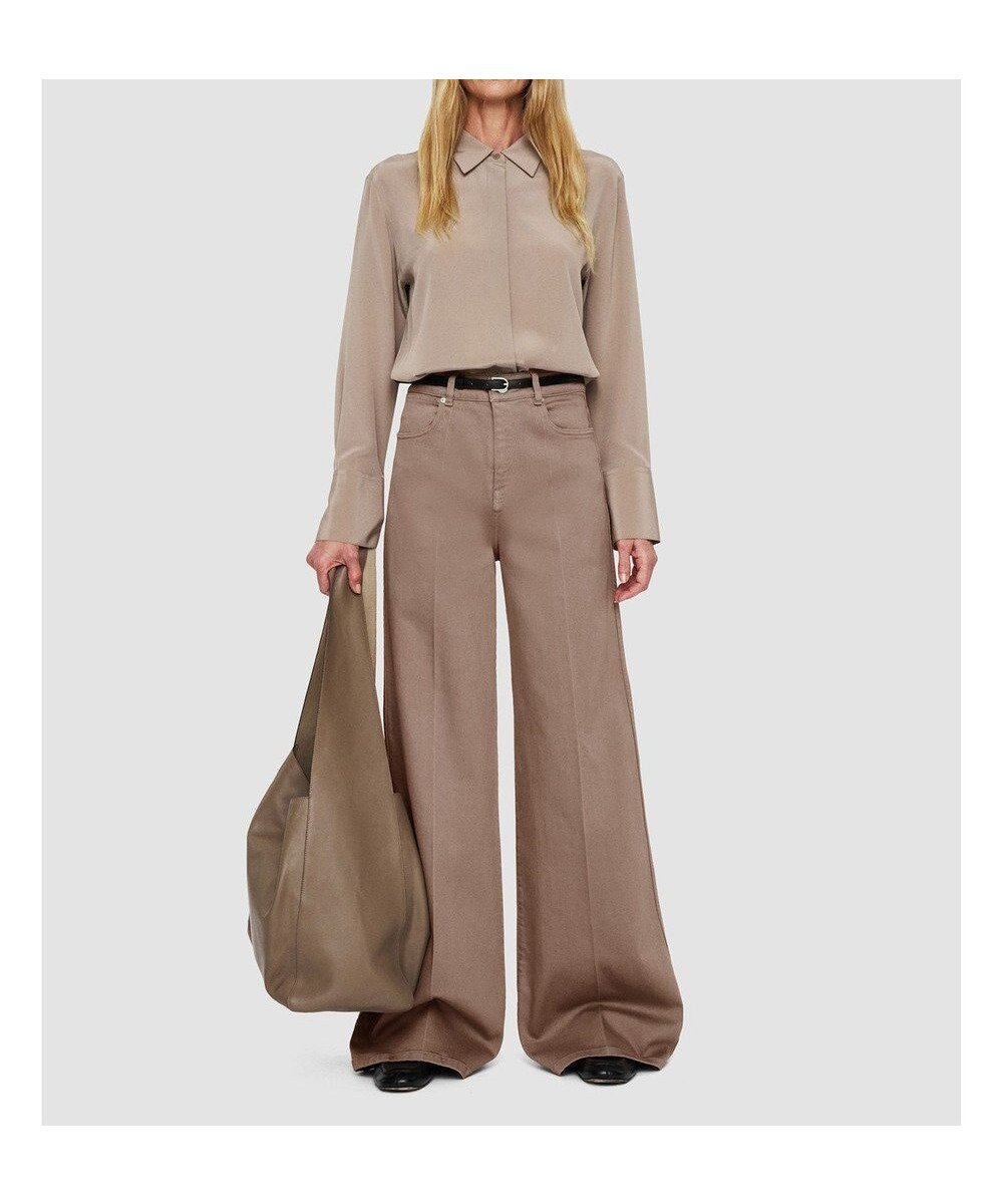 【ジョゼフ/JOSEPH】の【洗える】デニムストレッチ トラウザーズ 人気、トレンドファッション・服の通販 founy(ファニー) 　ファッション　Fashion　レディースファッション　Fashion for Women　パンツ　Pants & Trousers　ストレッチ　Stretch, Stretchy Fabric　デニム　Denim, Jeans Material　フロント　Front, Front Design　ポケット　Pocket, Pocket Detail　ワイド　Wide, Wide Fit　夏　Summer　春　Spring　S/S・春夏　SS, Spring/Summer, Warm Season　洗える　Machine Washable　 other-1|ID: prp329100004667624 ipo3291000000033755259