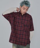 【ウィゴー/WEGO】の【ユニセックス着用ITEM/MLサイズ展開】チェックレイヤードシャツ(LS) レッドチェック1|ID: prp329100004667695 ipo3291000000033755555