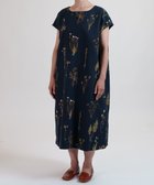 【ムーク/muuc】のボタニカル刺繍のワンピースドレス ネイビー|ID: prp329100004667764 ipo3291000000033755834