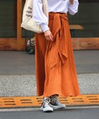 【クラフトスタンダードブティック/CRAFT STANDARD BOUTIQUE】のツイストベルトフレアスカート Orange|ID: prp329100004667829 ipo3291000000033756064