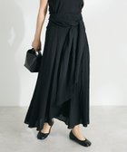 【クラフトスタンダードブティック/CRAFT STANDARD BOUTIQUE】のツイストベルトフレアスカート Black|ID: prp329100004667829 ipo3291000000033756065