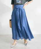 【クラフトスタンダードブティック/CRAFT STANDARD BOUTIQUE】のツイストベルトフレアスカート Blue|ID: prp329100004667829 ipo3291000000033756066
