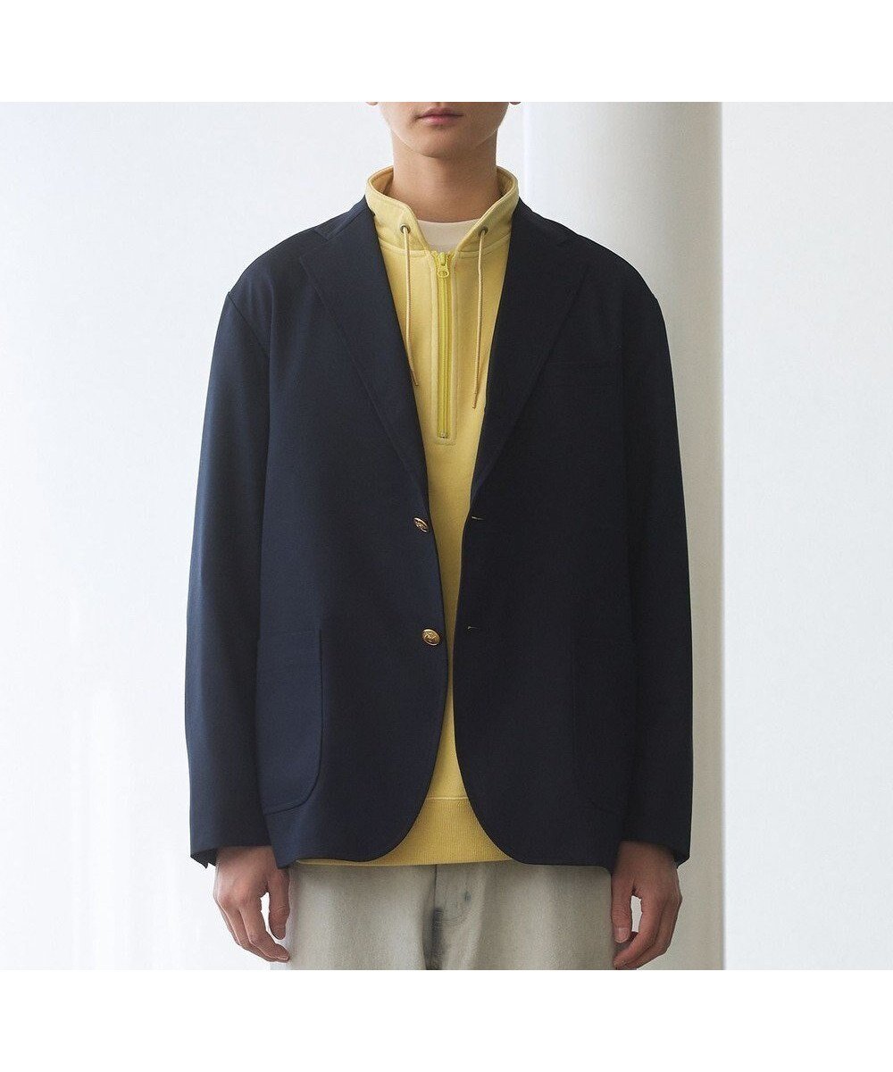 【ジェイプレスヨークストリート/J.PRESS YORK STREET】の【UNISEX】ネイビーブレザー / シングル / 金釦 人気、トレンドファッション・服の通販 founy(ファニー) 　ファッション　Fashion　レディースファッション　Fashion for Women　アウター　Coat / Outerwear Collection　レディースジャケット・軽アウター　Jackets　テーラードジャケット / 通勤・きれいめスタイル　Tailored Jackets & Blazers　春　Spring　クラシック　Classic, Timeless Style　シンプル　Simple, Minimal　ジャケット　Jacket, Outerwear　ストレッチ　Stretch, Stretchy Fabric　ダブル　Double, Double-Breasted　定番　Standard, Basic Item　パッチ　Patch, Appliqué　フィット　Fit, Slim Fit　ブルゾン　Blouson, Bomber Jacket　ポケット　Pocket, Pocket Detail　モダン　Modern, Contemporary　ユニセックス　Unisex, Genderless　リラックス　Relax, Relaxed Fit　S/S・春夏　SS, Spring/Summer, Warm Season　夏　Summer　ビジネス 仕事 通勤　Business / Work / Commuting　 other-1|ID: prp329100004667868 ipo3291000000033756208