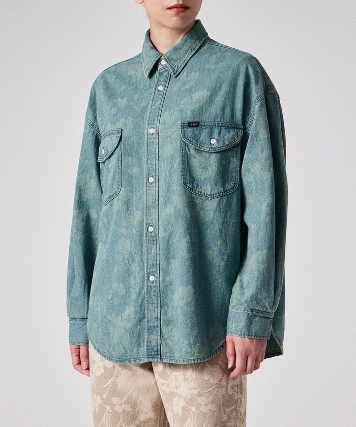 【ポール スミス/Paul Smith】のPaul Smith + Lee® ワークシャツ インテリア・キッズ・メンズ・レディースファッション・服の通販 founy(ファニー) https://founy.com/ ファッション Fashion レディースファッション Fashion for Women トップス・カットソー Cut & Sew Tops シャツ・ブラウス・オフィスカジュアル Elegant Blouses & Button-Ups アメリカン American Style 春 Spring コレクション Collection, Seasonal Line ダブル Double, Double-Breasted デニム Denim, Jeans Material プリント Print, Printed Pattern ワーク Workwear, Utility Style A/W・秋冬 Autumn/Winter S/S・春夏 SS, Spring/Summer, Warm Season 夏 Summer |ID: prp329100004667880 ipo3291000000033756244
