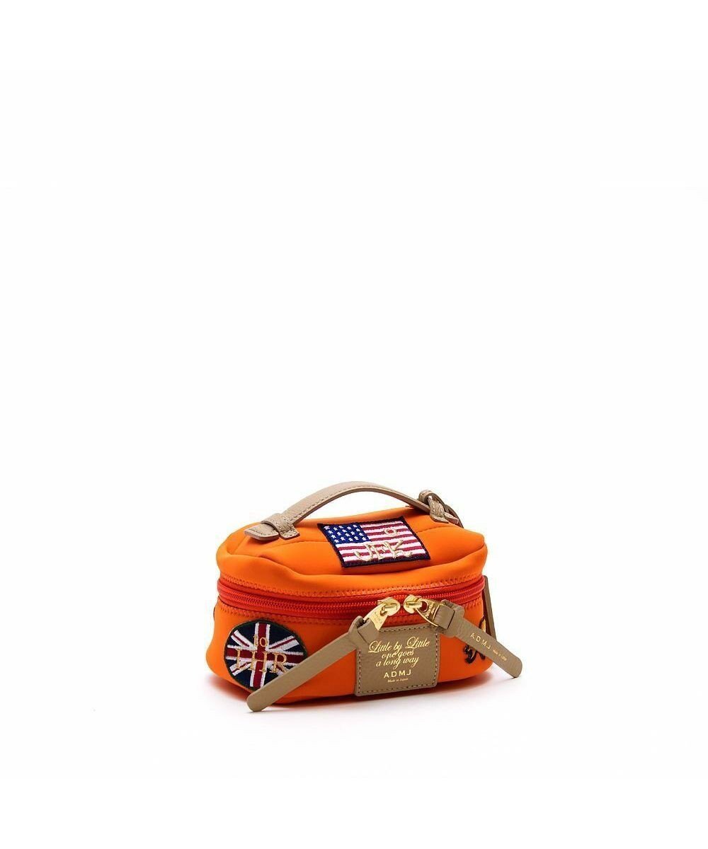 【アクセソワドゥマドモワゼルジャップ/A.D.M.J】の【魔法の様に軽い】マジックライト/フラッグワッペンバニティバッグS インテリア・キッズ・メンズ・レディースファッション・服の通販 founy(ファニー) ファッション Fashion レディースファッション Fashion for Women ミニ財布・二つ折り財布 Wallets & Card Cases ポーチ&ミニバッグ Pouches & Mini Bags イタリア Italy スーツ Suit, Formalwear 財布 Wallet, Purse ダブル Double, Double-Breasted フォーム Form フランス France, French ポーチ Pouch, Small Case マンゴー|ID: prp329100004667922 ipo3291000000033756393