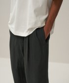 【エイトン/ATON】のCOTTON LINEN VOILE ツータックイージーパンツ - UNISEX DARK GREEN|ID: prp329100004667936 ipo3291000000033756432