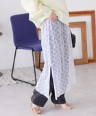 【アメリカンホリック/AMERICAN HOLIC】のサイドスリットレーススカート Off White|ID: prp329100004667940 ipo3291000000033756445