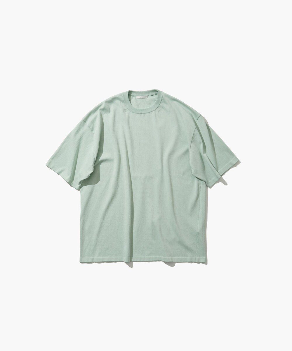 【エイトン/ATON】のFRESCA KNIT ハーフスリーブクルーネックセーター - UNISEX インテリア・キッズ・メンズ・レディースファッション・服の通販 founy(ファニー) ファッション Fashion レディースファッション Fashion for Women トップス・カットソー Cut & Sew Tops ニット Knit Tops & Sweaters ユニセックス Unisex, Genderless インド Indian Textile セーター Sweater, Knitwear ドレープ Drape, Draping Fabric ボックス Boxy, Box Shape 半袖 Short Sleeve, Half Sleeve 吸水 Absorbent, Quick-Dry 夏 Summer 春 Spring S/S・春夏 SS, Spring/Summer, Warm Season GREEN|ID: prp329100004667952 ipo3291000000033756492