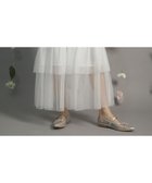 【グリーンパークス/Green Parks】のdazzlin ツイルチュールレイヤードスカート Ivory|ID: prp329100004667982 ipo3291000000033756597