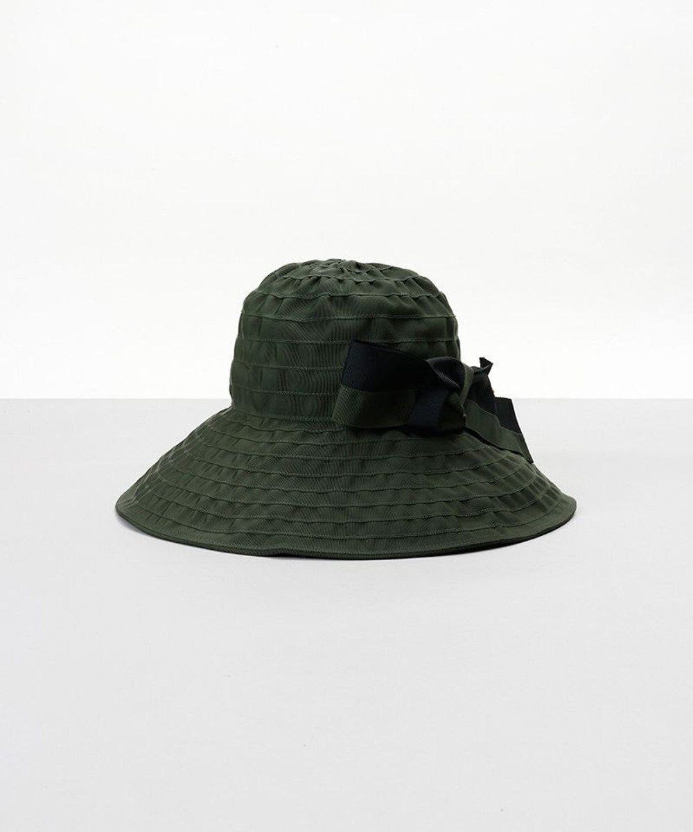 【アウロラ/AURORA】のLANVIN en Bleu (ランバン オン ブルー)ポケッタブルグログランブレードハット インテリア・キッズ・メンズ・レディースファッション・服の通販 founy(ファニー) 　ファッション　Fashion　レディースファッション　Fashion for Women　キャップ&ハット　Hats & Caps　リボン　Ribbon, Bow　定番　Standard, Basic Item　帽子　Hat, Headwear　抗菌　Antibacterial, Bacteria-Resistant　グリーン|ID: prp329100004667992 ipo3291000000034158293