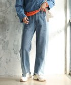 【グリーンパークス/Green Parks】の切り替えカーウ゛ィーデニムパンツ Indigo|ID: prp329100004668020 ipo3291000000033756727