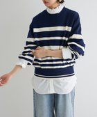 【グリーンパークス/Green Parks】のスウェットライクニットプルオーバー Navy|ID: prp329100004668024 ipo3291000000033756744