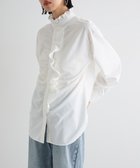 【グリーンパークス/Green Parks】のフリルブラウス Off White|ID: prp329100004668026 ipo3291000000033756748
