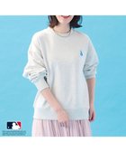 【その他のブランド/Other】の【洗濯機可/UVケア】MLB/メジャーリーグベースボール クルーネックスウェット ライトグレー|ID: prp329100004668059 ipo3291000000033756872