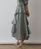 【グレース コンチネンタル/GRACE CONTINENTAL】のイレヘムサテンスカート グリーン|ID: prp329100004668075 ipo3291000000034200379