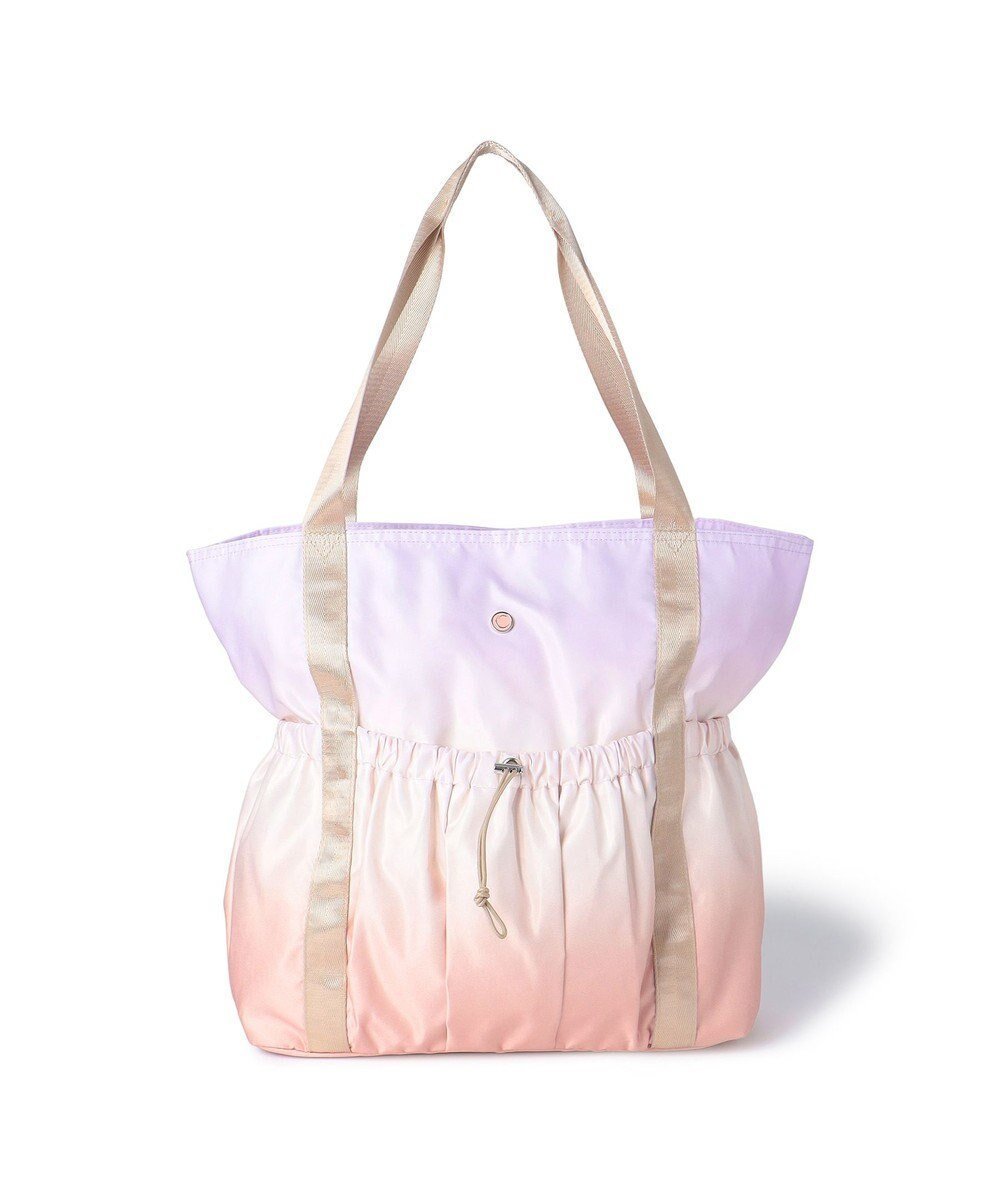 【チャコット/Chacott】のグラデーショントートバッグ 人気、トレンドファッション・服の通販 founy(ファニー) ファッション Fashion レディースファッション Fashion for Women バッグ Bags おすすめ Recommended / Our Picks ギャザー Gathered, Ruffled グラデーション Gradient, Ombre プリント Print, Printed Pattern ポケット Pocket, Pocket Detail ラベンダー Lavender other-1|ID: prp329100004668085 ipo3291000000034200436