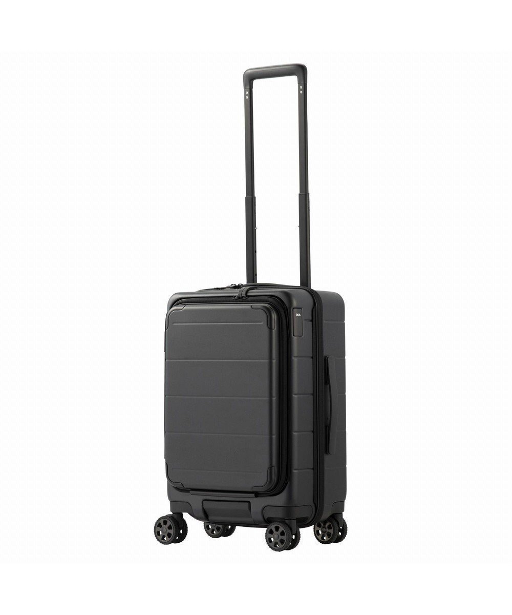 【エースバッグズアンドラゲッジ/ACE BAGS & LUGGAGE】のace. テオフィールド スーツケース 32L 05161 エース インテリア・キッズ・メンズ・レディースファッション・服の通販 founy(ファニー) 　ファッション　Fashion　レディースファッション　Fashion for Women　スーツ　Business Suits & Workwear　アウトドア　Outdoor Clothing　フロント　Front, Front Design　ポケット　Pocket, Pocket Detail　リュック　Backpack, Rucksack　再入荷　Restock / Back in Stock　旅行　Travel　スーツケース キャリーケース　Suitcase / Carry Case　ブラック|ID: prp329100004668093 ipo3291000000033756983