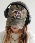 【ウィゴー/WEGO】のクロス刺繍カモフラキャップ 柄3|ID: prp329100004668157 ipo3291000000034200040