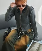 【ウィゴー/WEGO】のヴィンテージライクWZIPトップス スミクロ|ID: prp329100004668191 ipo3291000000033757379
