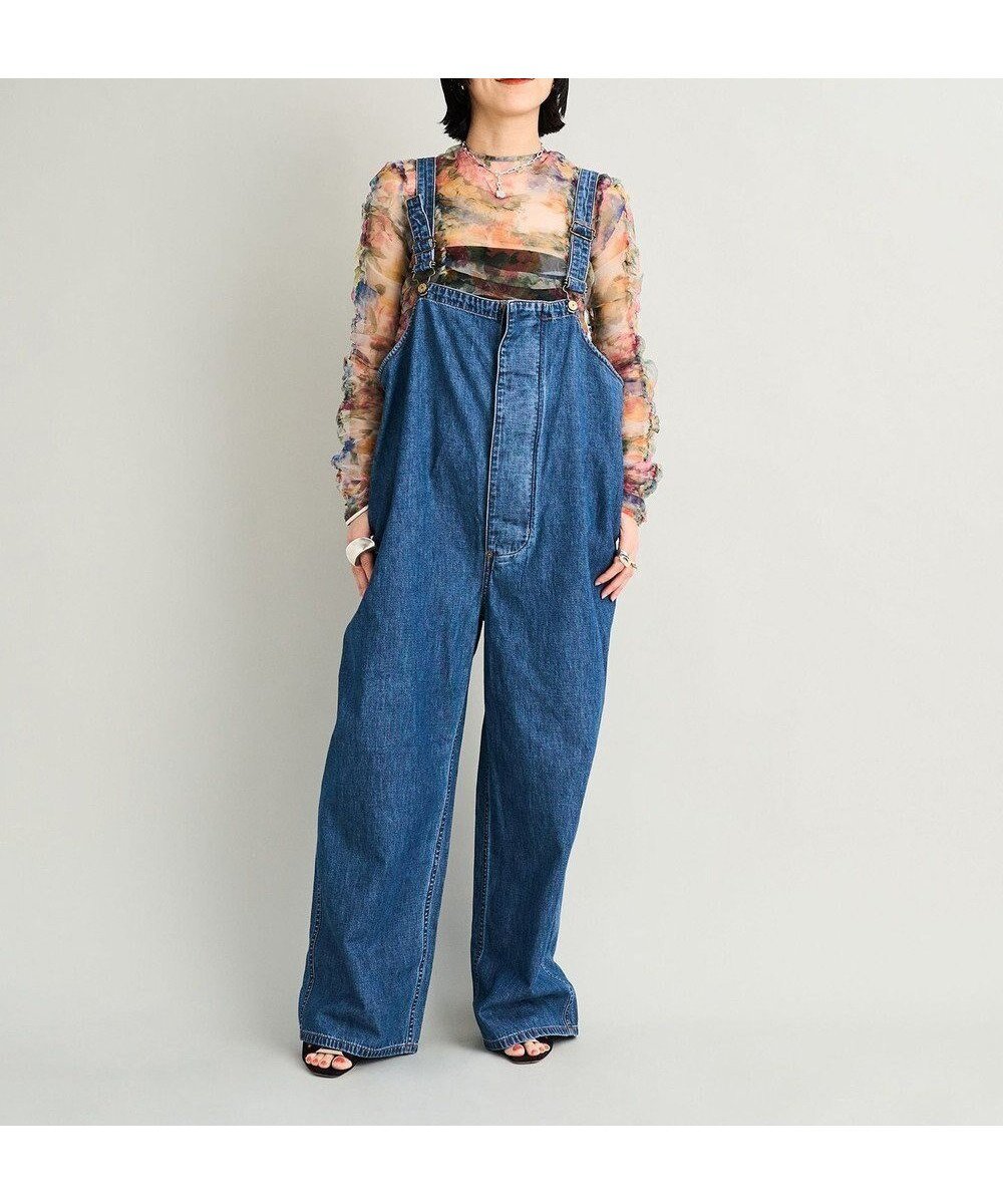 【ウォードブルー/WOADBLUE】の【157】Deck-Overall デニムオーバーオール 人気、トレンドファッション・服の通販 founy(ファニー) ファッション Fashion レディースファッション Fashion for Women ワンピース Dresses オールインワン・ワンピース Dresses and Jumpsuits サロペット&オールインワン Dungarees & Jumpsuit Styles サロペット Overalls, Salopette シンプル Simple, Minimal スタイリッシュ Stylish, Fashionable デニム Denim, Jeans Material パターン Pattern, Design Print ビンテージ Vintage, Retro Style A/W・秋冬 Autumn/Winter S/S・春夏 SS, Spring/Summer, Warm Season 夏 Summer other-1|ID: prp329100004668234 ipo3291000000033757548