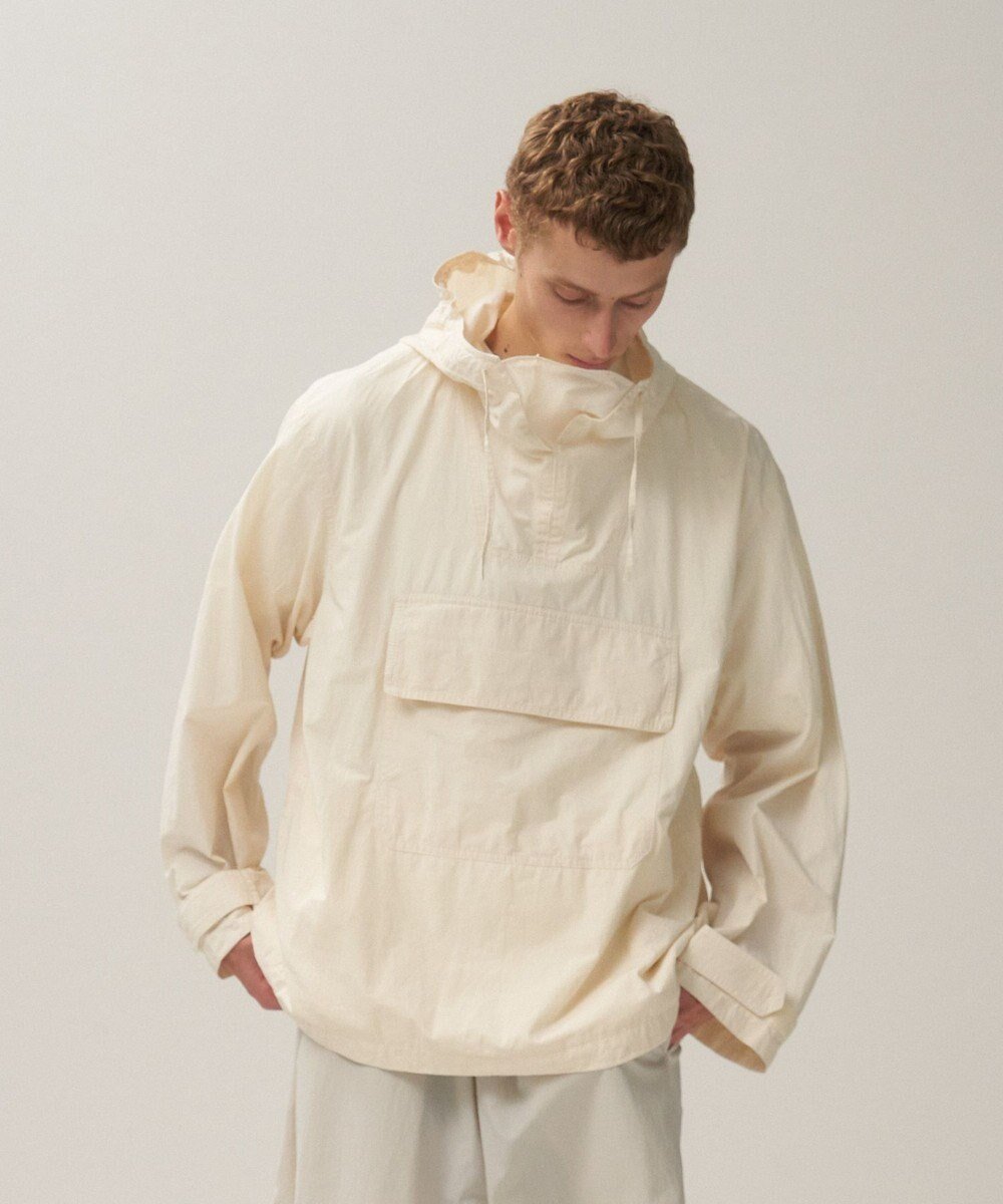 【エイトン/ATON】のORGANIC COTTON WEATHER アノラック - UNISEX インテリア・キッズ・メンズ・レディースファッション・服の通販 founy(ファニー) 　ファッション　Fashion　レディースファッション　Fashion for Women　トップス・カットソー　Cut & Sew Tops　ユニセックス　Unisex, Genderless　カーゴパンツ　Cargo Pants, Utility Pants　パーカー　Hoodie, Parka　フラップ　Flap, Flap Pocket　フロント　Front, Front Design　ポケット　Pocket, Pocket Detail　夏　Summer　春　Spring　S/S・春夏　SS, Spring/Summer, Warm Season　RAW COTTON|ID: prp329100004668251 ipo3291000000033757597
