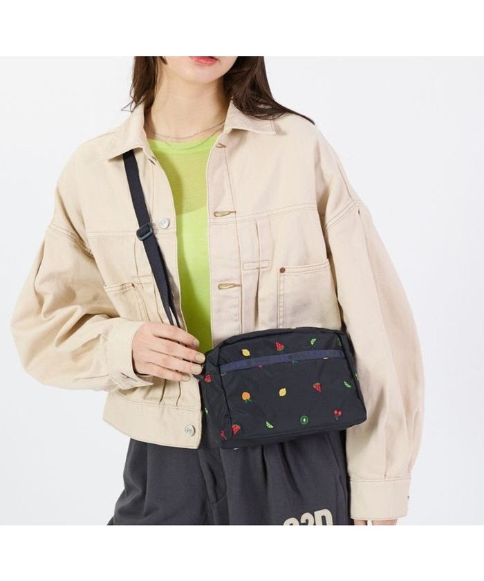 【レスポートサック/LeSportsac】のDANIELLA CROSSBODY/ミックスドフルーツエンブロイダリー インテリア・キッズ・メンズ・レディースファッション・服の通販 founy(ファニー) https://founy.com/ ファッション Fashion レディースファッション Fashion for Women おすすめ Recommended / Our Picks アウトドア Outdoor Clothing アクセサリー Fashion Accessories コンパクト Compact, Small Size ドット Polka Dot, Dot Pattern ポケット Pocket, Pocket Detail 旅行 Travel 財布 Wallet, Purse |ID: prp329100004668271 ipo3291000000033757654
