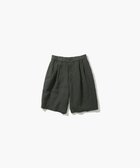 【エイトン/ATON】のCOTTON LINEN VOILE ツータックイージーショーツ - UNISEX DARK GREEN|ID: prp329100004668272 ipo3291000000033757660