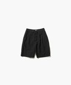 【エイトン/ATON】のCOTTON LINEN VOILE ツータックイージーショーツ - UNISEX BLACK|ID: prp329100004668272 ipo3291000000033757662