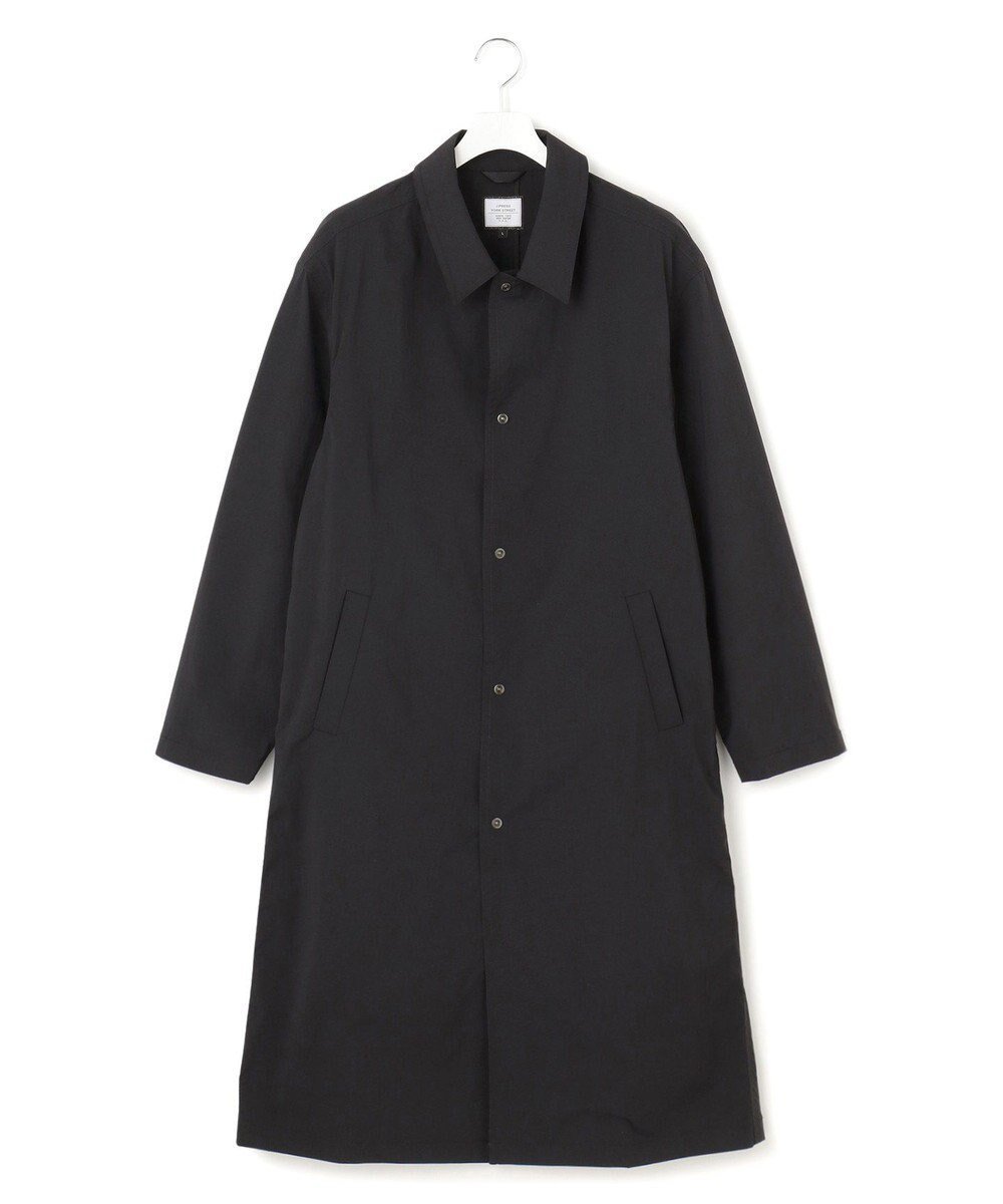 【ジェイプレスヨークストリート/J.PRESS YORK STREET】の【UNISEX】ナイロンタスランドライストレッチワッシャー コート インテリア・キッズ・メンズ・レディースファッション・服の通販 founy(ファニー) 　ファッション　Fashion　レディースファッション　Fashion for Women　アウター　Coat / Outerwear Collection　コート・ロングコート・ピーコート　Long Coats, Peacoats & More　レディースジャケット・軽アウター　Jackets　ユニセックス　Unisex, Genderless　ジャケット　Jacket, Outerwear　ドット　Polka Dot, Dot Pattern　フロント　Front, Front Design　夏　Summer　春　Spring　S/S・春夏　SS, Spring/Summer, Warm Season　軽量　Lightweight, Ultra Light　ブラック系|ID: prp329100004668286 ipo3291000000033757698
