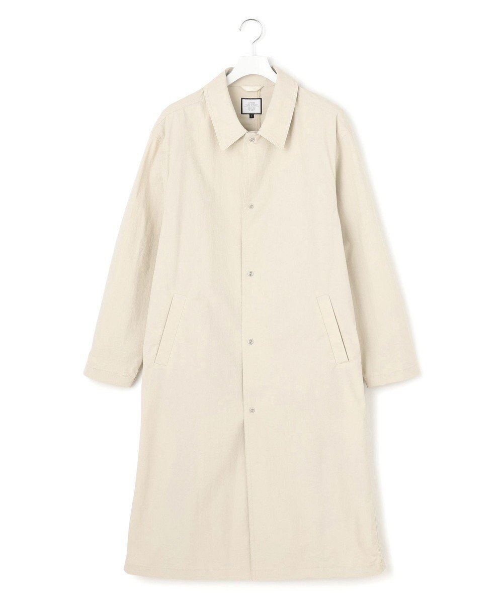 【ジェイプレスヨークストリート/J.PRESS YORK STREET】の【UNISEX】ナイロンタスランドライストレッチワッシャー コート インテリア・キッズ・メンズ・レディースファッション・服の通販 founy(ファニー) 　ファッション　Fashion　レディースファッション　Fashion for Women　アウター　Coat / Outerwear Collection　コート・ロングコート・ピーコート　Long Coats, Peacoats & More　レディースジャケット・軽アウター　Jackets　ユニセックス　Unisex, Genderless　ジャケット　Jacket, Outerwear　ドット　Polka Dot, Dot Pattern　フロント　Front, Front Design　夏　Summer　春　Spring　S/S・春夏　SS, Spring/Summer, Warm Season　軽量　Lightweight, Ultra Light　ベージュ系|ID: prp329100004668286 ipo3291000000033757699