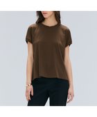 【ベイジ,/BEIGE,】の【BEIGE,ecru/WEB限定・洗える】FINE DRY TOUCH / ねじりデザインコットンクルーネックTシャツ Brown|ID: prp329100004668304 ipo3291000000033757773